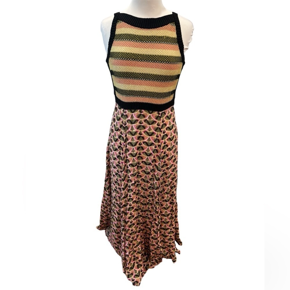 Aldomartins Abstract Printed Midi Dress - 8